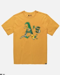 Hurley Tshirts & Tops*X 47 Oakland Athletics Short Sleeve T-Shirt