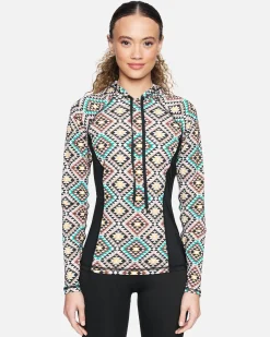 Women Hurley Rashguards & Surf Shirts|Rashguards & Surf Shirts*X Black Girls Surf Long Sleeve Hoodie Rashguard