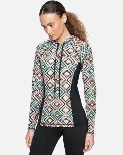 Women Hurley Rashguards & Surf Shirts|Rashguards & Surf Shirts*X Black Girls Surf Long Sleeve Hoodie Rashguard