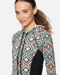 Women Hurley Rashguards & Surf Shirts|Rashguards & Surf Shirts*X Black Girls Surf Long Sleeve Hoodie Rashguard