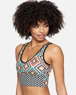 Women Hurley Bikini Tops|Bikinis*X Black Girls Surf Max Long Line Bikini Top