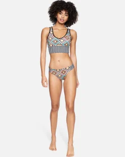 Women Hurley Bikini Tops|Bikinis*X Black Girls Surf Max Long Line Bikini Top