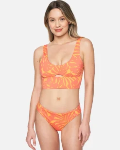 Women Hurley Bikini Bottoms|Bikinis*X Moore Aloha Max Solid Full Tab Side Bikini Bottom