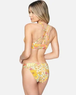Women Hurley Bikini Bottoms|Bikinis*X Moore Aloha Max Bloomin Groove Moderate Bikini Bottom