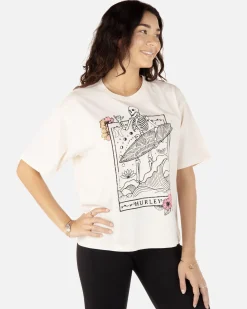 Women Hurley Tops & T-Shirts*Inner Illumination Slim Boyfriend Tee