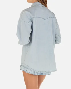 Women Hurley Tops & T-Shirts*Jackson Western Long Sleeve Button Up
