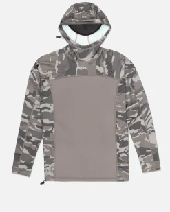 Hurley Rashguards & Surf Shirts|Rashguards & Surf Shirts*Kai Lenny X Coast Guard Hooded Long Sleeve Surf Top