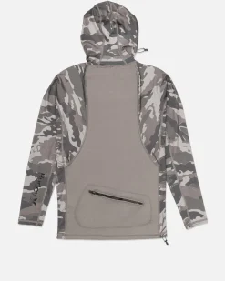 Hurley Rashguards & Surf Shirts|Rashguards & Surf Shirts*Kai Lenny X Coast Guard Hooded Long Sleeve Surf Top