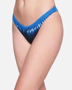 Women Hurley Bikini Bottoms*Ladies Dipped Print Reversible Moderate Bikini Bottom