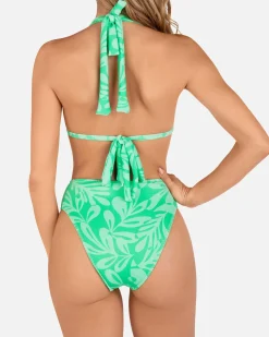 Women Hurley Bikini Bottoms|Bikinis*Marina Rib Moderate High Rise Bottom