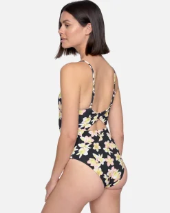 Women Hurley Bikini Tops|Bikinis*Max Plumeria Moderate One Piece