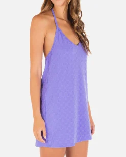 Women Hurley Dresses & Rompers*Mini Check Halter Mini Dress