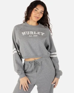Women Hurley Hoodies & Fleece*Night School Raglan Crewneck