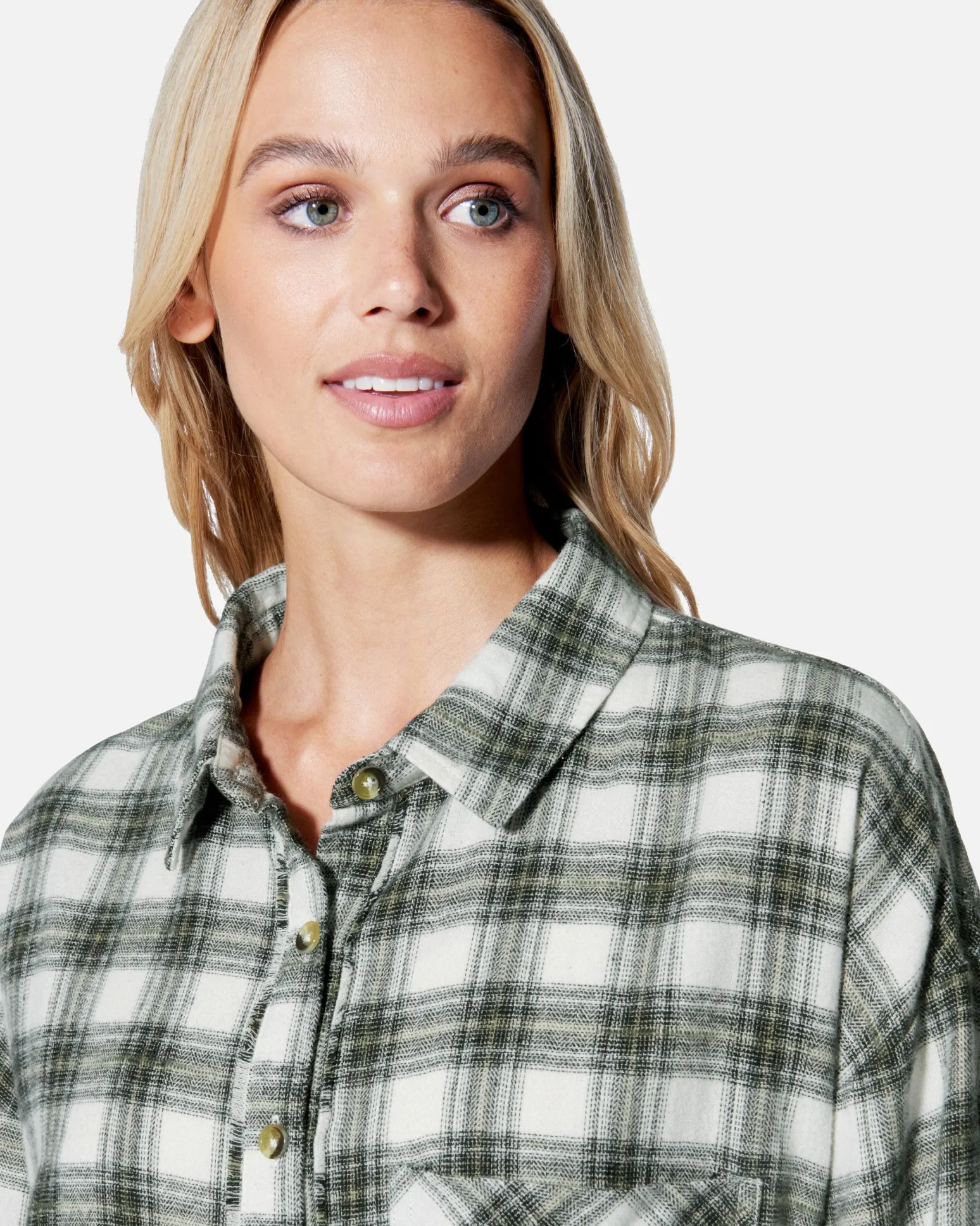 Women Hurley Tops & T-Shirts*Odessa Plaid Boyfriend Shirt