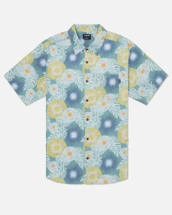 Hurley Tshirts & Tops|Button Downs*One And Only Lido Stretch Short Sleeve Shirt
