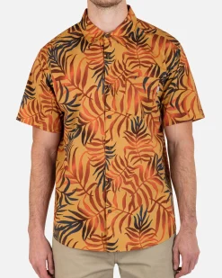 Hurley Tshirts & Tops|Button Downs*One And Only Lido Stretch Short Sleeve Shirt
