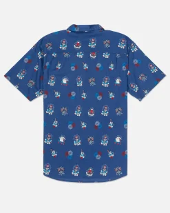 Hurley Tshirts & Tops|Button Downs*One And Only Lido Stretch Short Sleeve Shirt