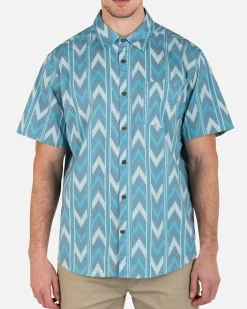 Hurley Tshirts & Tops|Button Downs*One And Only Lido Stretch Short Sleeve Shirt