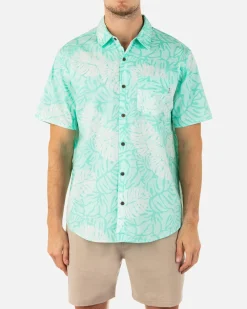 Hurley Tshirts & Tops|Button Downs*One And Only Lido Stretch Short Sleeve Shirt