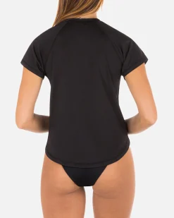 Women Hurley Rashguards & Surf Shirts|Rashguards & Surf Shirts*One And Only Solid Short Sleeve Surf Shirt