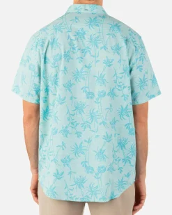 Hurley Tshirts & Tops|Button Downs*One And Only Stretch Print Short Sleeve Shirt