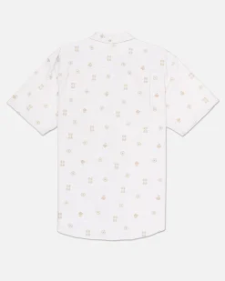 Hurley Tshirts & Tops|Button Downs*One And Only Stretch Print Short Sleeve Shirt