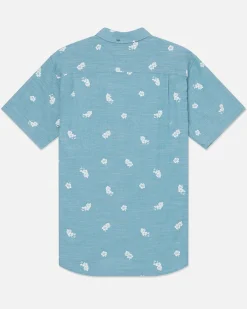 Hurley Tshirts & Tops|Button Downs*One And Only Stretch Print Short Sleeve Shirt