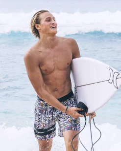 Hurley Boardshorts*Phantom Eco 25th S1 Block Party Boardshort 18"