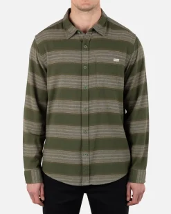Hurley Tshirts & Tops|Button Downs*Portland Organic Long Sleeve Flannel