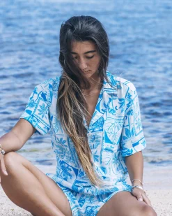 Women Hurley Tops & T-Shirts*Postcard Camp Shirt