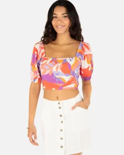 Women Hurley Tops & T-Shirts*Quilted Vines Top