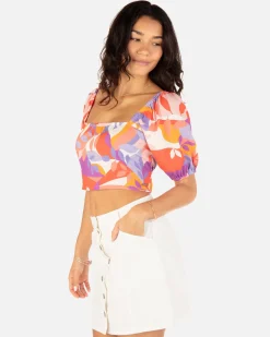 Women Hurley Tops & T-Shirts*Quilted Vines Top