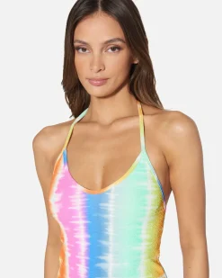 Women Hurley Dresses & Rompers*Rainbow Ombre Halter Mini Dress