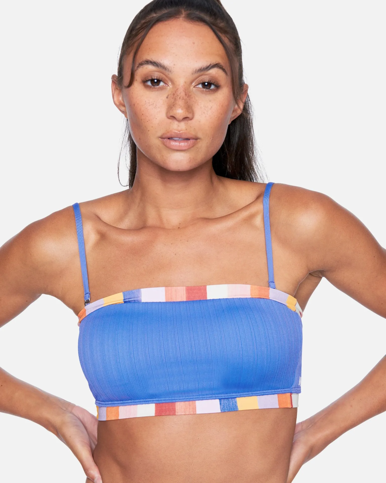 Women Hurley Bikini Tops|Bikinis*Retro Block Tube Bikini Top