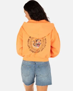 Women Hurley Hoodies & Fleece*Sabertooth Crop Zip Up Hoodie
