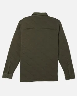 Hurley Tshirts & Tops|Button Downs*Santa Cruz Quilted Long Sleeve Fleece