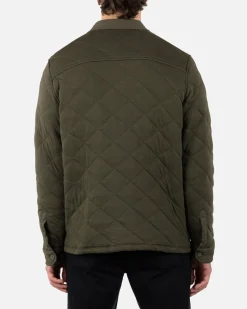 Hurley Tshirts & Tops|Button Downs*Santa Cruz Quilted Long Sleeve Fleece