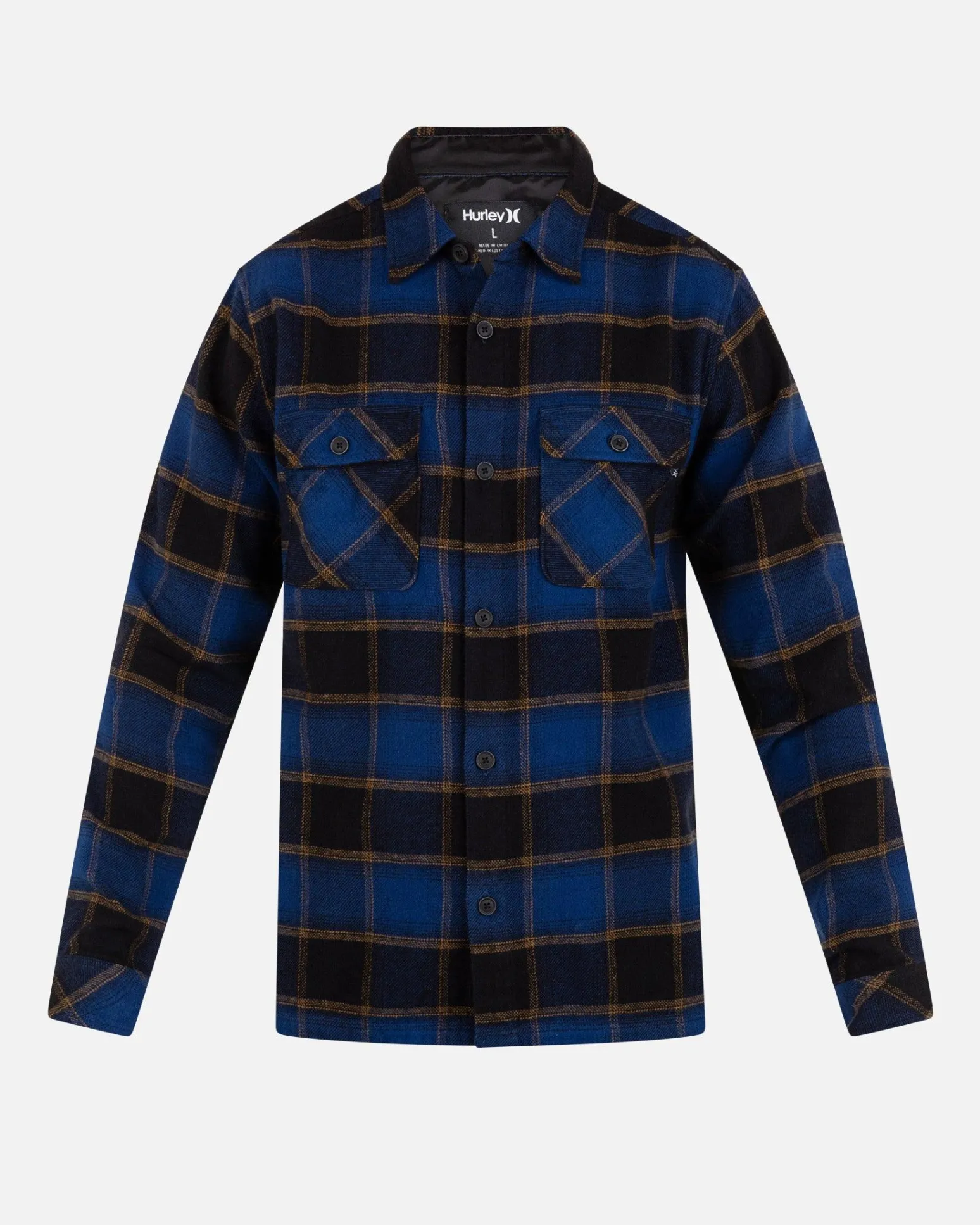 Hurley Tshirts & Tops|Button Downs*Santa Cruz Shoreline Flannel Long Sleeve