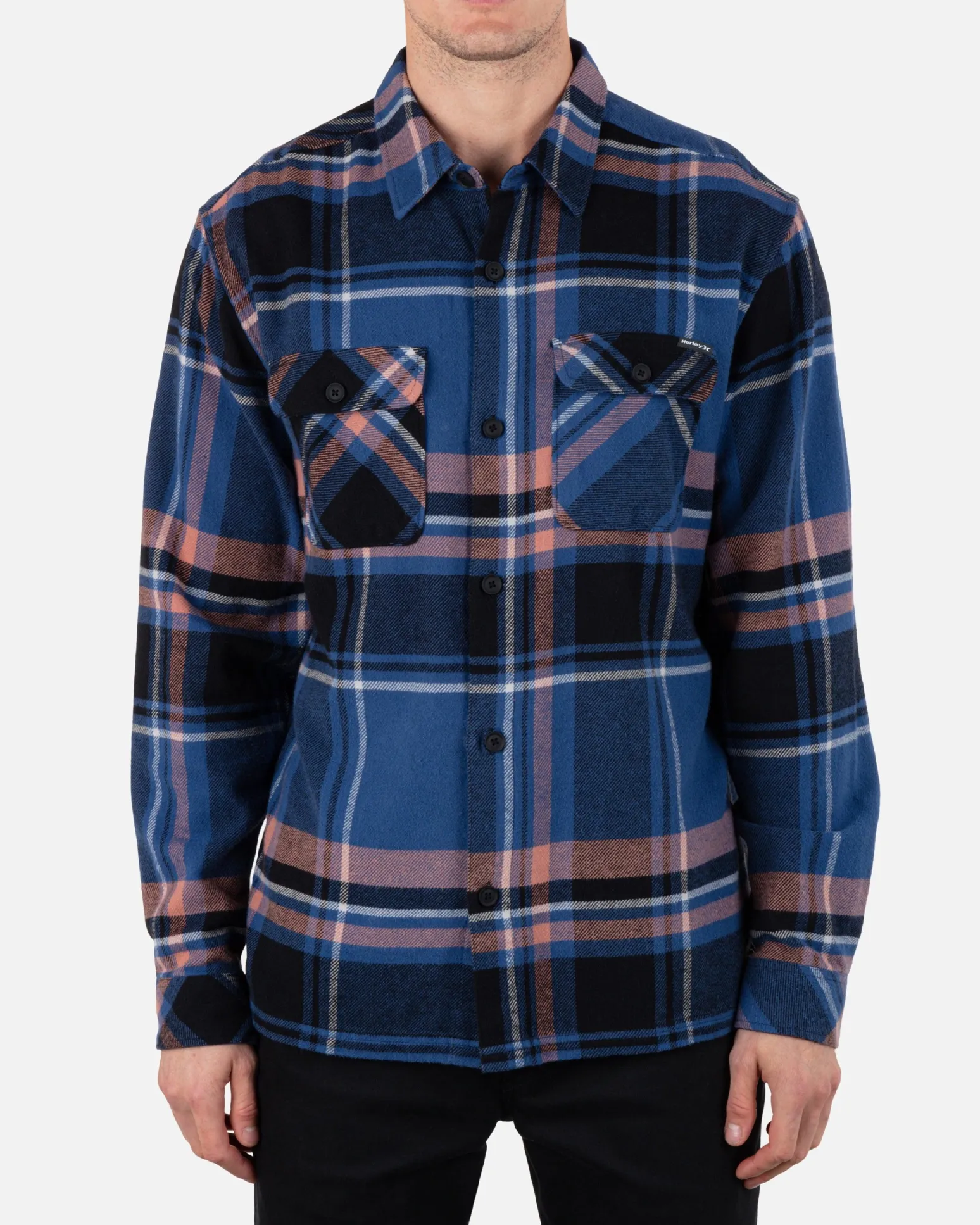 Hurley Tshirts & Tops|Button Downs*Santa Cruz Shorline Long Sleeve Flannel