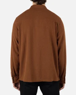 Hurley Tshirts & Tops|Button Downs*Santa Cruz Twill Long Sleeve Flannel