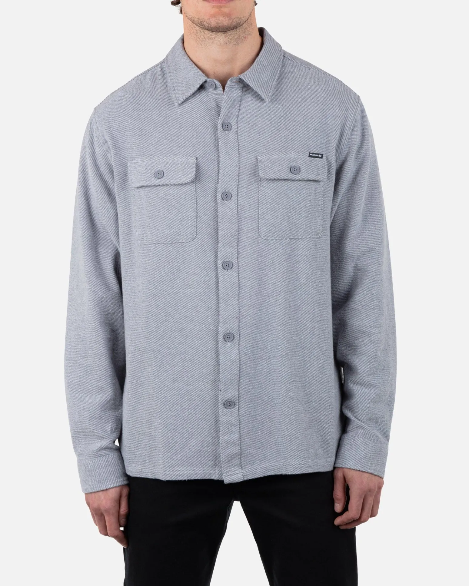 Hurley Tshirts & Tops|Button Downs*Santa Cruz Twill Long Sleeve Flannel