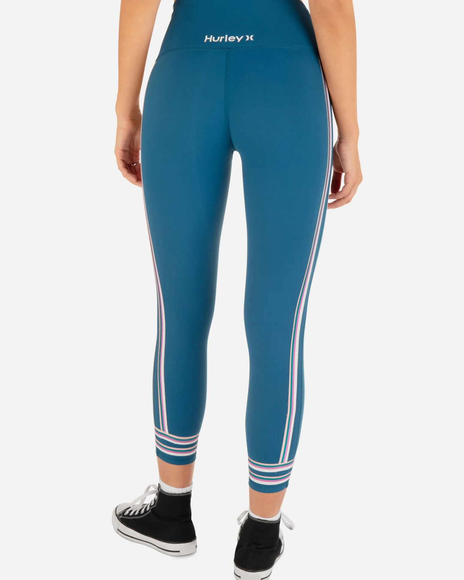 Women Hurley Activewear|Shorts & Bottoms*Side Stripe Legging 7/8"