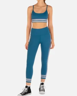 Women Hurley Activewear|Shorts & Bottoms*Side Stripe Legging 7/8