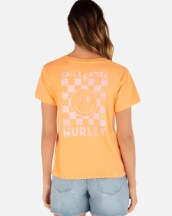 Women Hurley Tops & T-Shirts*Smile Check Classic Tee