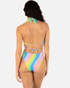 Women Hurley One Piece*Soft Waves Cheeky One Piece
