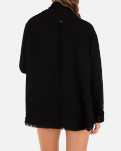 Women Hurley Tops & T-Shirts*Solid Long Sleeve Button Front Shirt