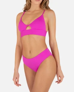 Women Hurley Bikini Bottoms|Bikinis*Solid Reversible Full Bottom