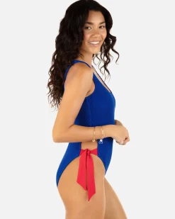 Women Hurley One Piece*Solid Scrunch Cheeky One Piece