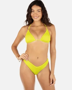 Women Hurley Bikini Tops|Bikinis*Solid Scrunch Classic Tri