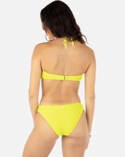 Women Hurley Bikini Bottoms|Bikinis*Solid Scrunch Moderate Bottom